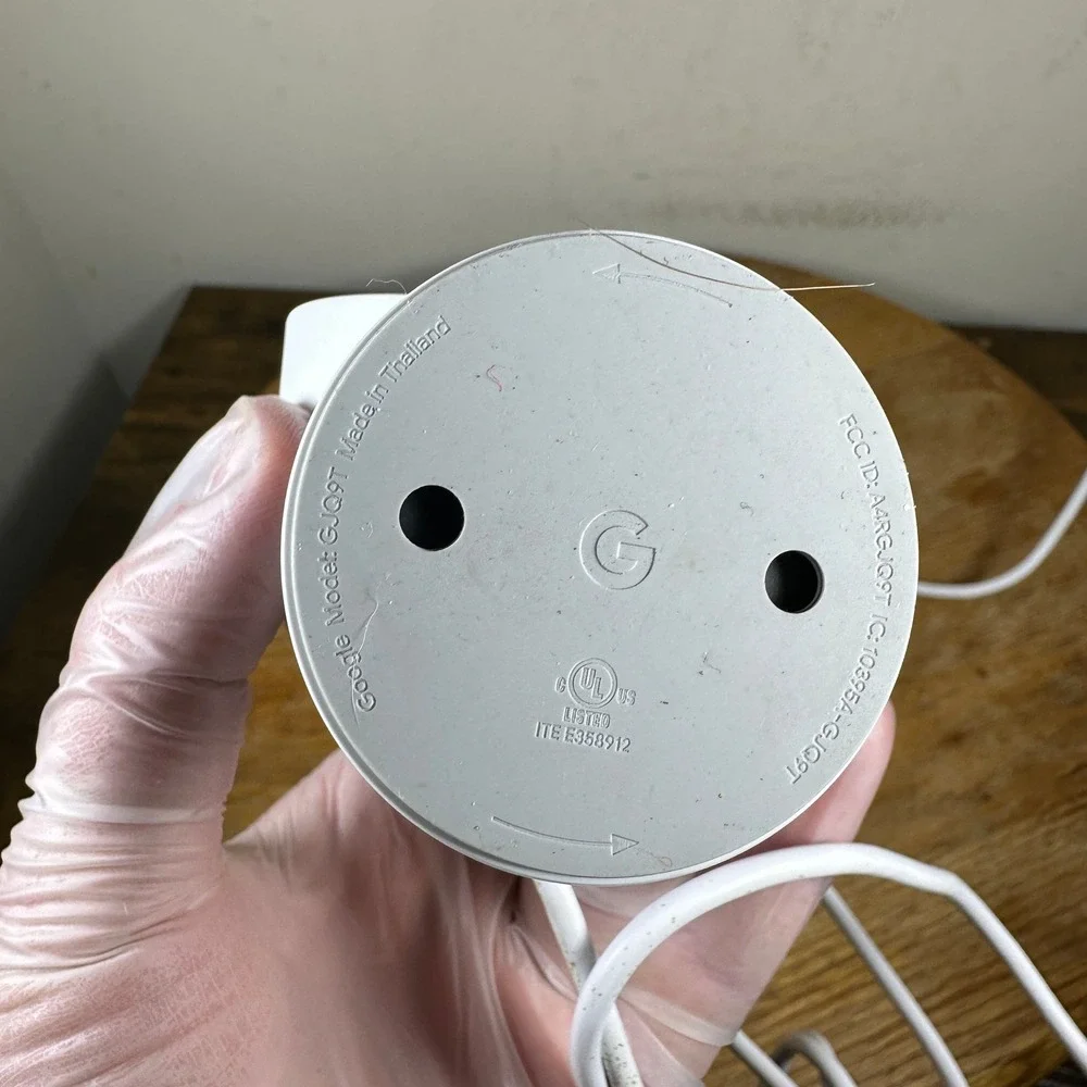 Google Nest Cam Indoor Wired 2nd Gen Smart Security Camera White GJQ9T